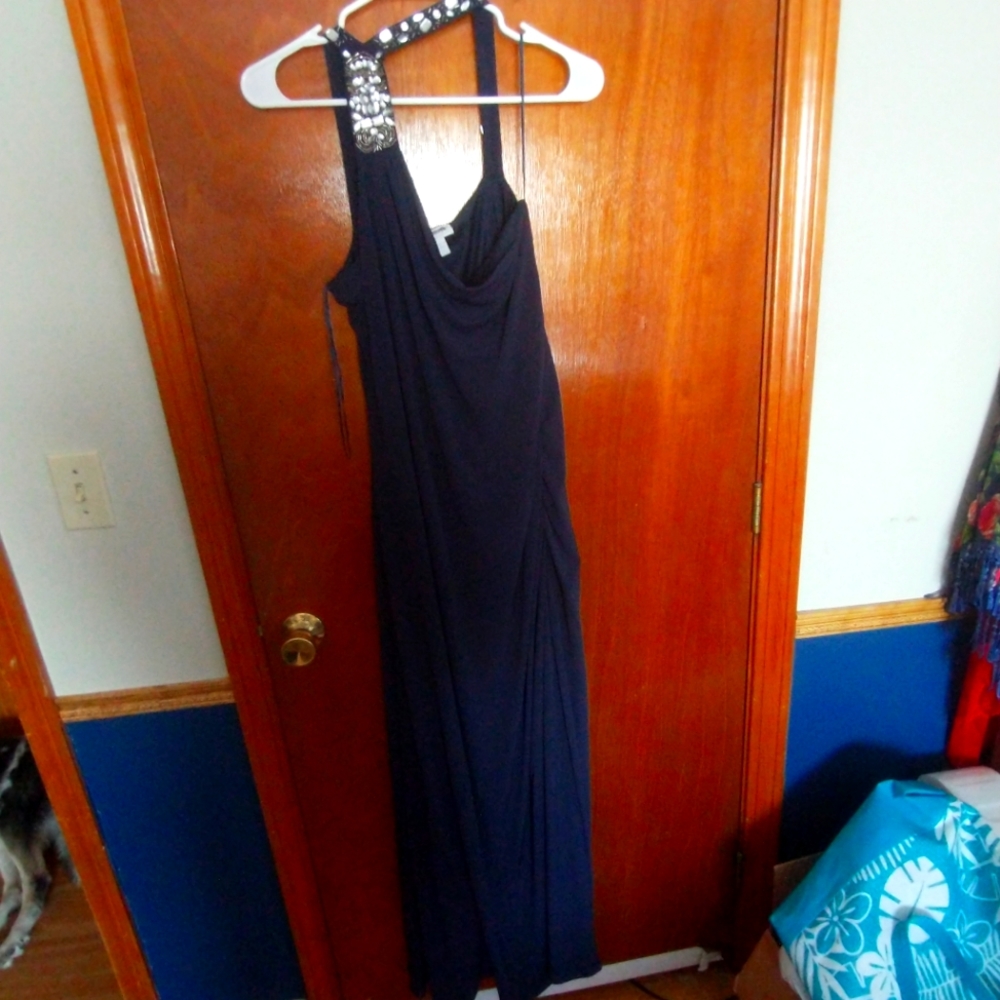 Navy Blue Formal Dress